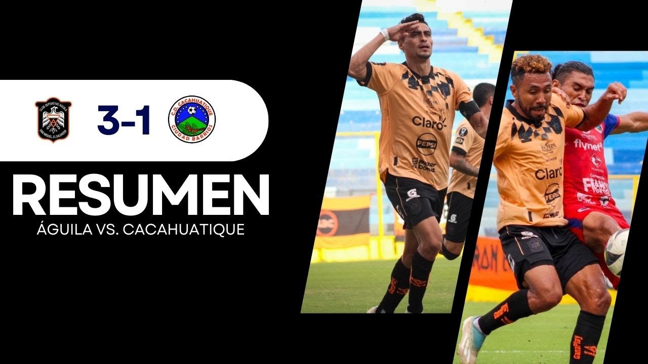 🎥 RESUMEN l ÁGUILA 3-1 CACAHUATIQUE  l JORNADA 19 | APERTURA 2024
