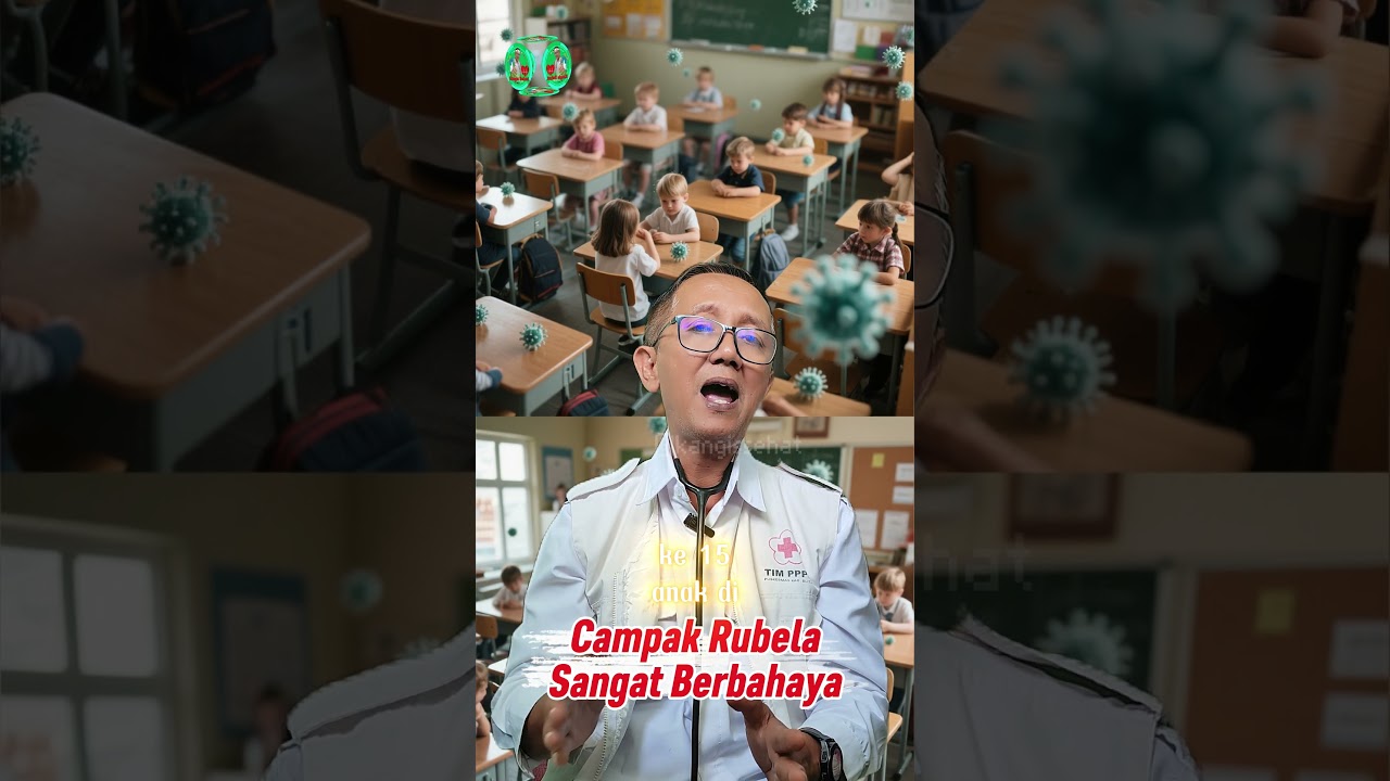 Campak Rubela Sangat Berbahaya! #shorts #campak #rubella #pd3i #imunisasimr