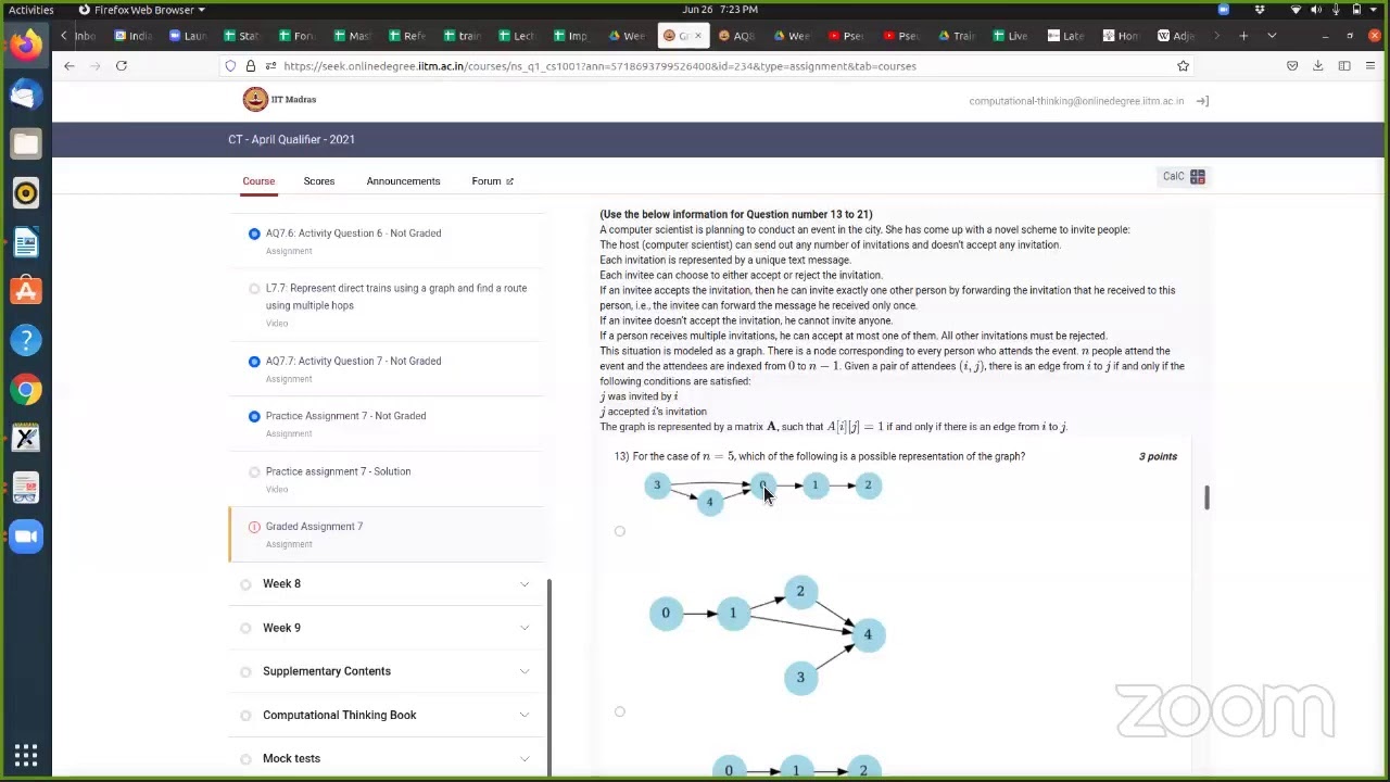 Open Session Summary (Week 8) - CT