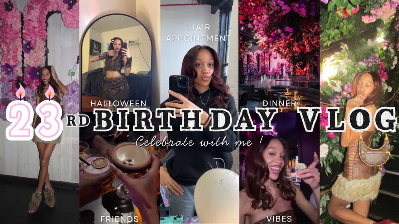 Turning 23 in NYC! Birthday Vlog 🎂💕| Hair Transformation, Docks Off 5th & Halloween Adventures