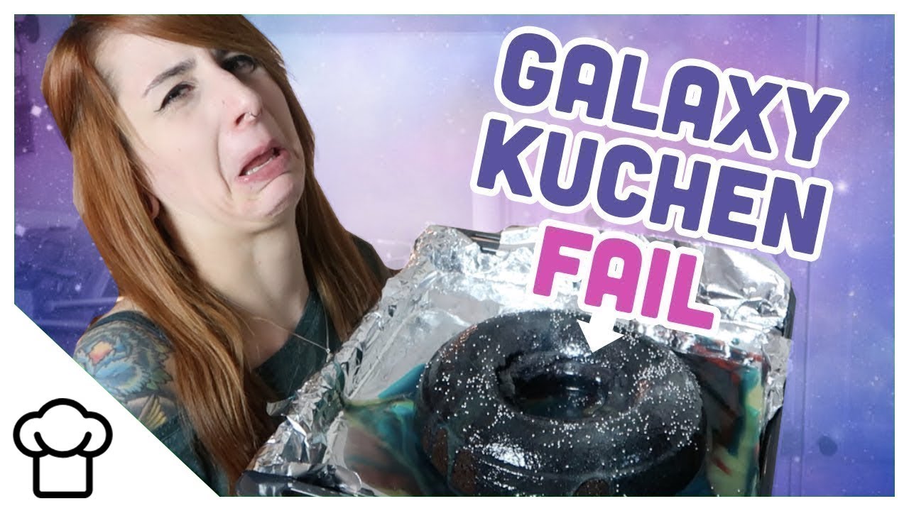 DIY Galaxy Mirror Cake 2.0 // FAIL // Kupferfuchs K&uuml;chenchaos