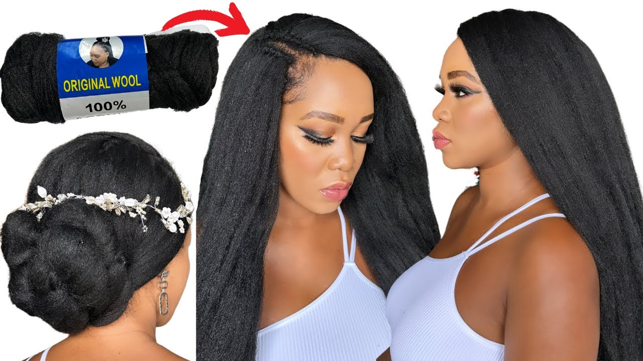🔥How To : CROCHET USING BRAZILIAN WOOL / 🚫 NO LEAVE-OUT / Protective Style/ Tupo1