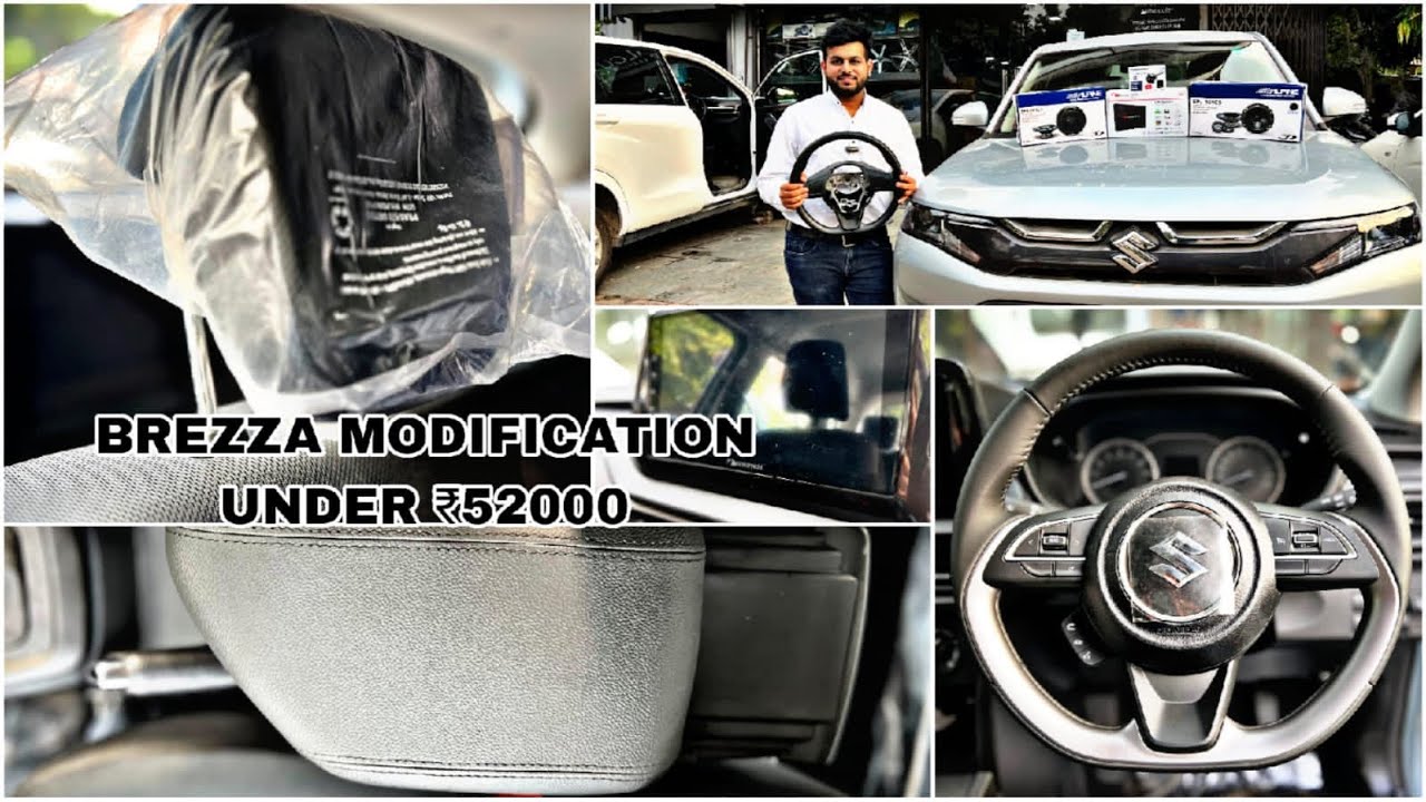 BREZZA LXI MODIFICATION UNDER ₹52000