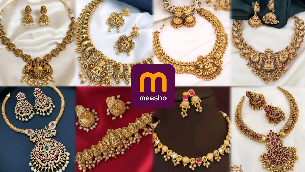 Meesho find's choker jewellery set 😍 | with price 💸& link 🔗⬇️