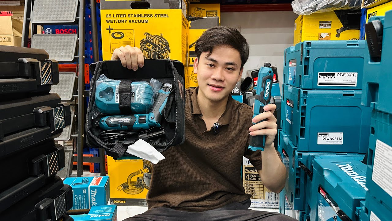 ✅ Vít gập makita siêu hot về hàng thân máy và full bộ giá ngon TD022DZ,TD022DSE