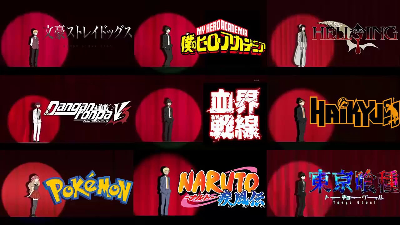 [MAD] Anime compilation (Sugar Song & Bitter Step) {Kekkai Sensen ending}