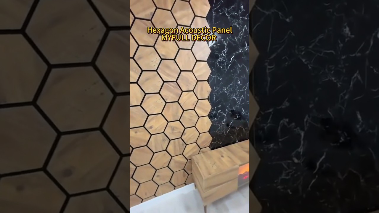 MYFULL Decor Hexagon Acoustic Panel