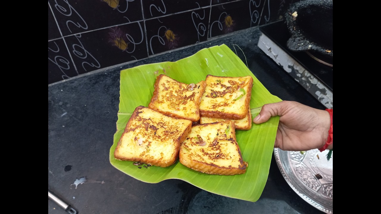5 Minutes la Super Bread Omelette | Easy Breakfast Recipe Tamil