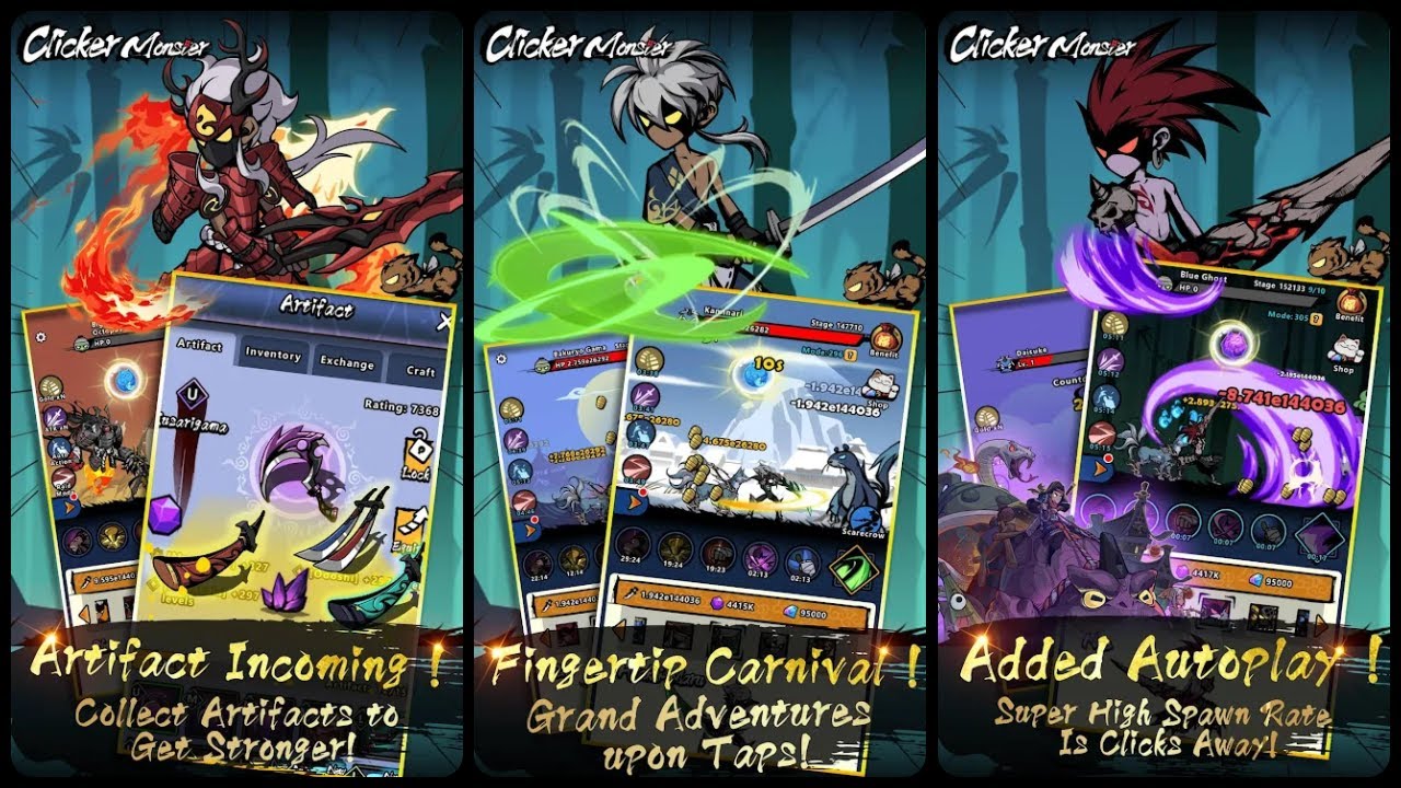 Clicker Monster: RPG Idle Game Gameplay Android