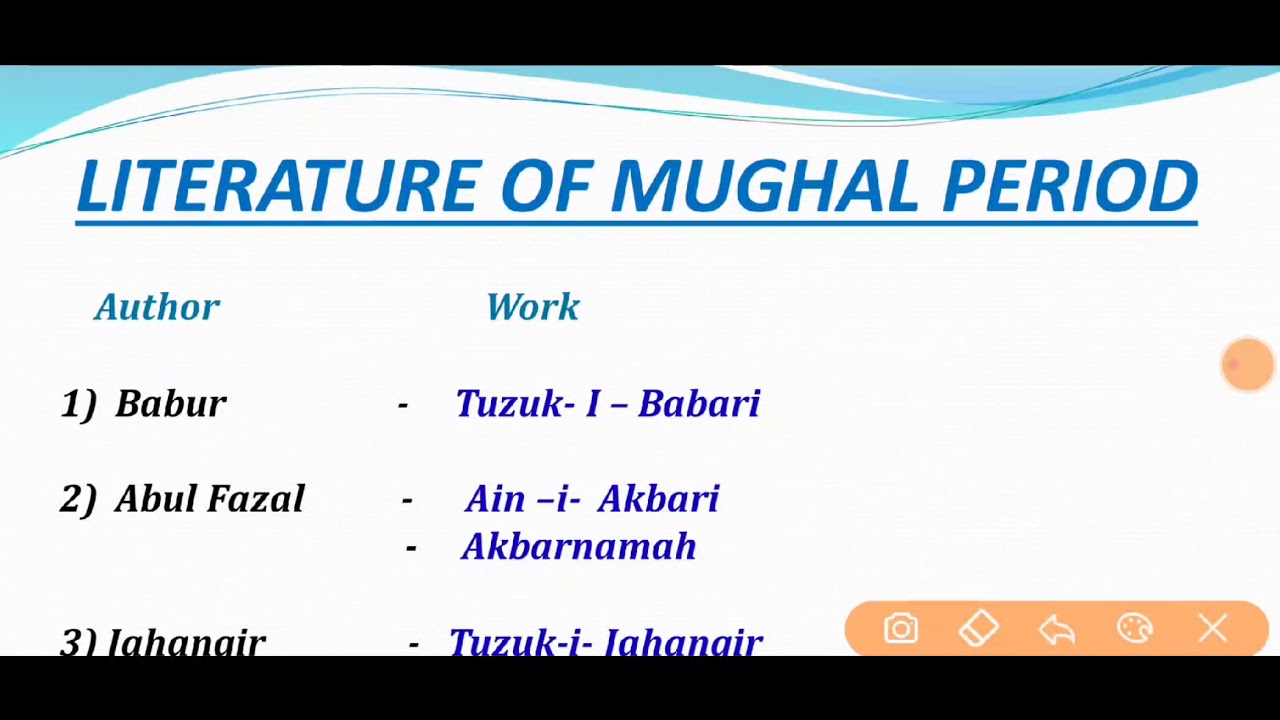LITERATURE OF MUGHAL PERIOD| MUGHAL EMPIRE| BABUR| AKBAR| JAHANGIR| BY GOURAV SIR