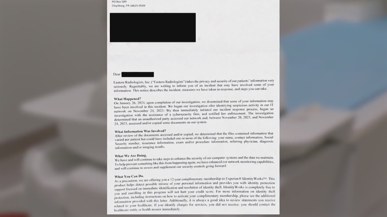 Greenville business reports security breach of patients' information