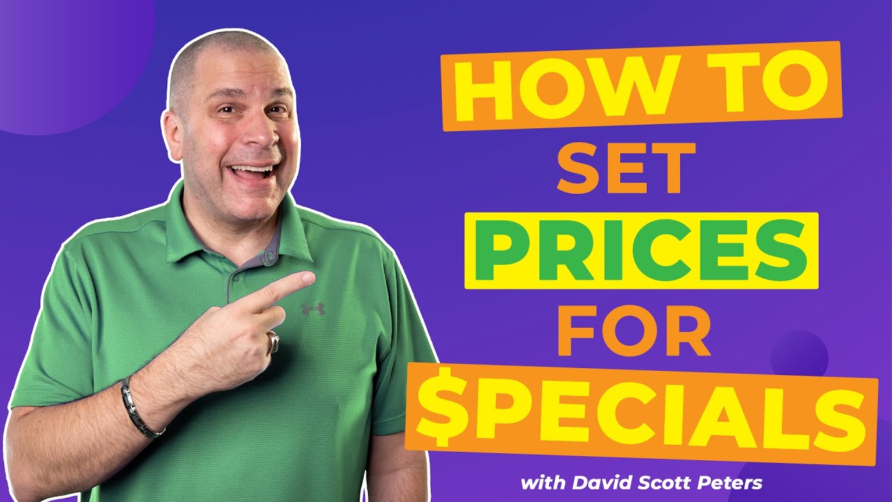 Menu Pricing for Specials - How to Run a Restaurant #restaurantowner