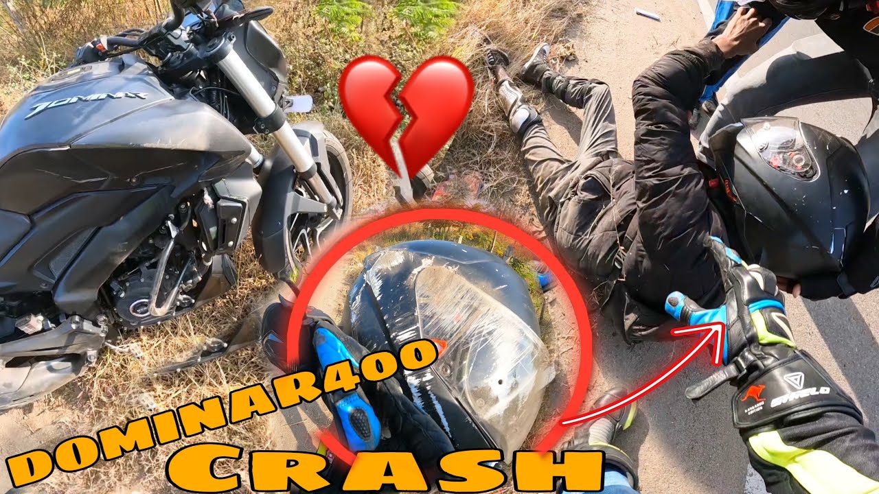 Dominar400 crash // Wheelie &  stoppie // remix waterfall // full throttle on 🥵!!!