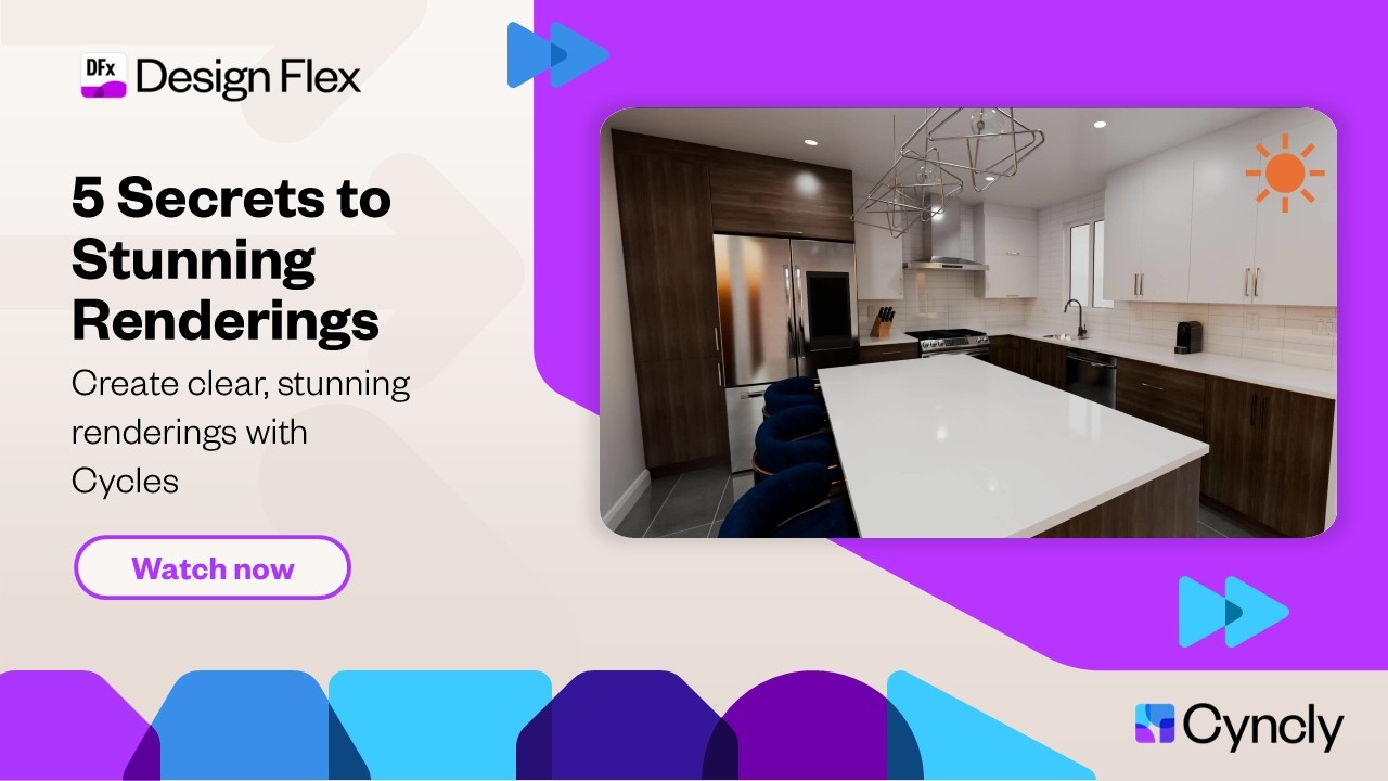 Design Flex - Webinar - 5 Secrets to Stunning Renderings with Version 14.8