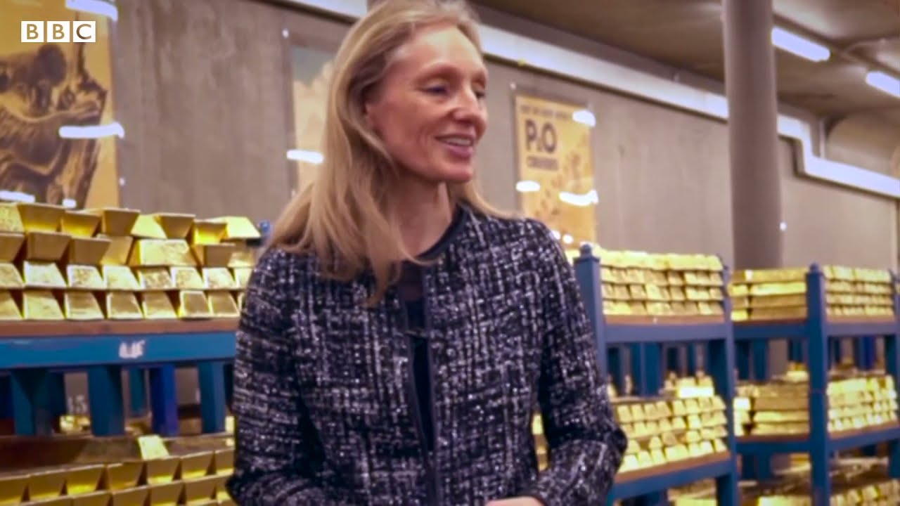 Rare look inside Bank of England's gold vaults   BBC News