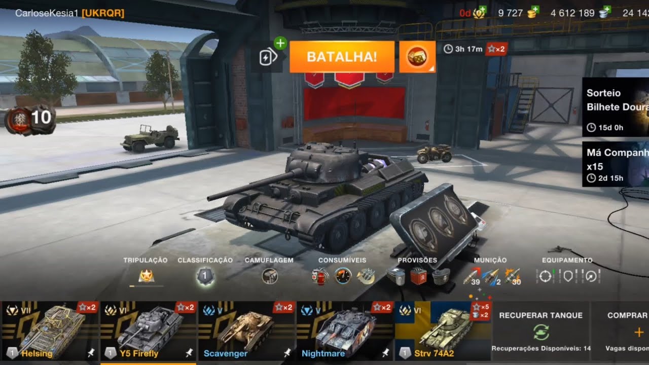 World of tanks blitz jogando no celular mobile VS computador tank Y5 Firefly tier 6 Nação Híbrida 