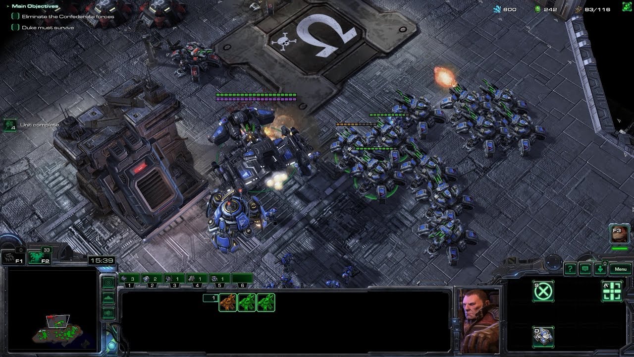 StarCraft: Mass Recall V7.0 Terran Campaign Mission 8 - The Big Push