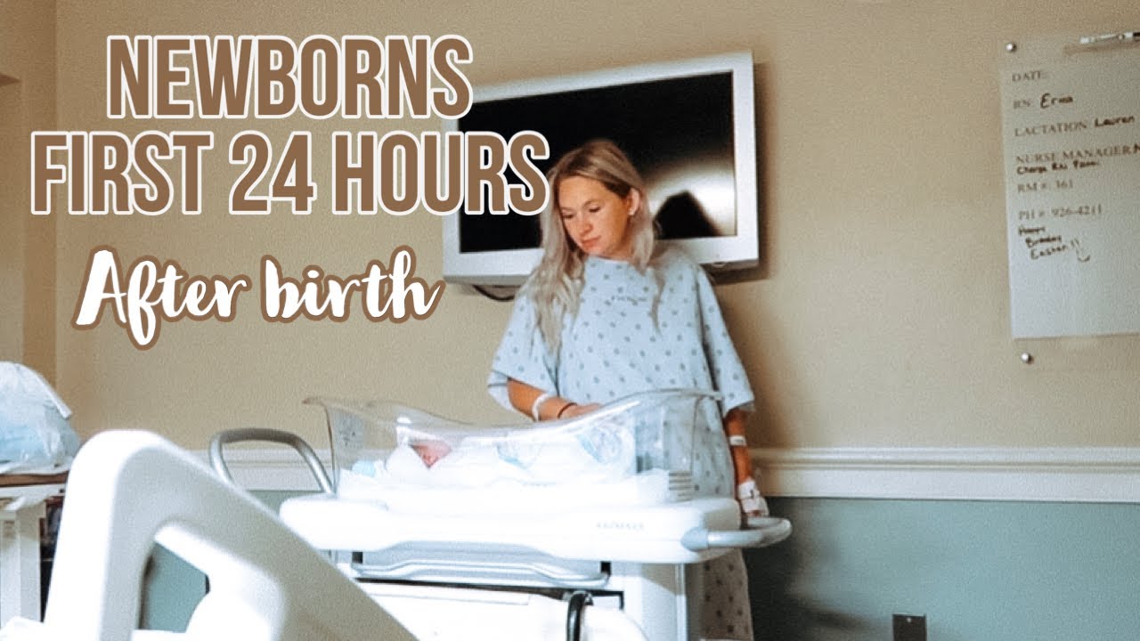 VERY RAW 24 HOURS AFTER BIRTH VLOG | POSTPARTUM | newborns first 24 hours | Alexis Green