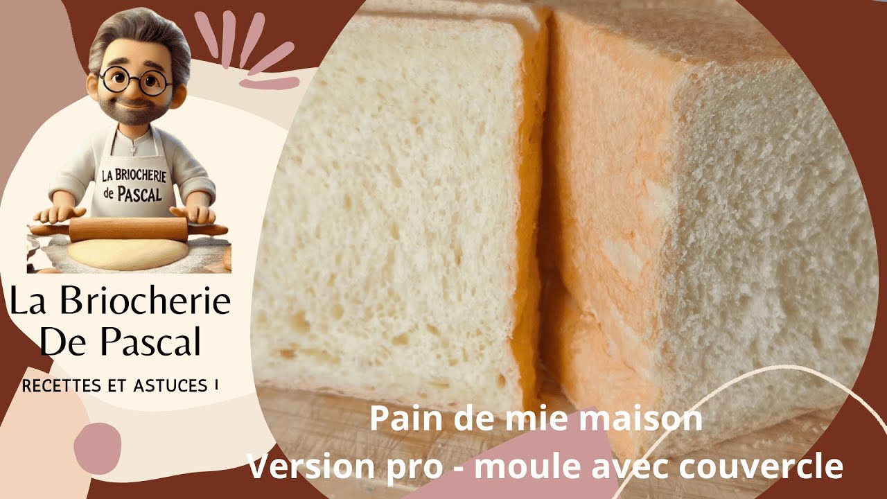 Pain de mie maison pro &ndash;  en 3 boules, cuisson au moule avec couvercle - La Briocherie de Pascal