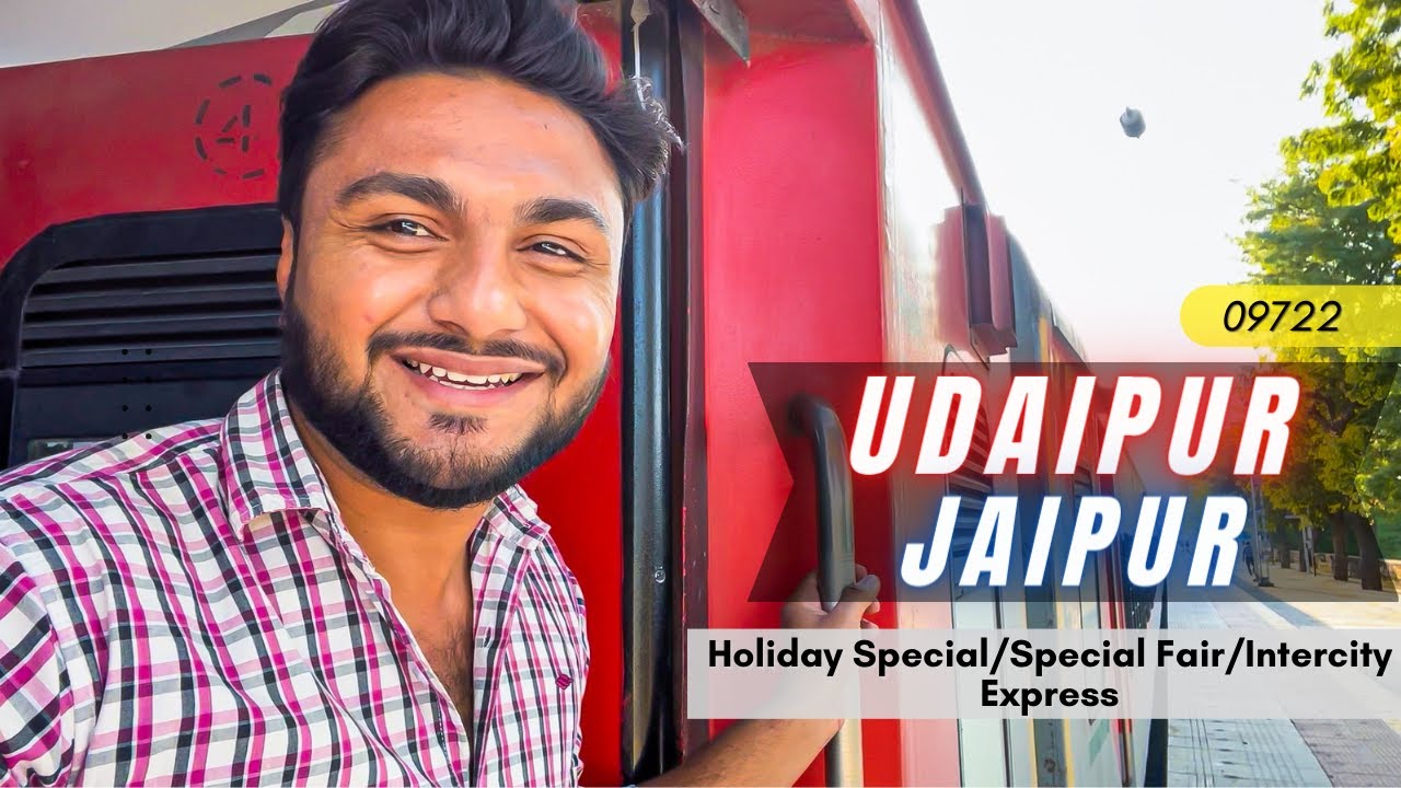 Udaipur Jaipur Holiday Special Express sleeper class train journey