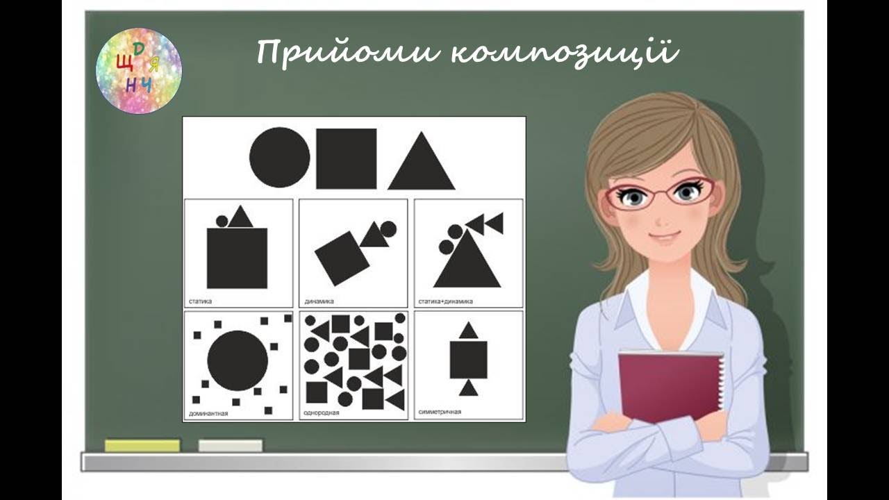 Прийоми композиції. Образотворче мистецтво. 5 клас. Дистанційне навчання.