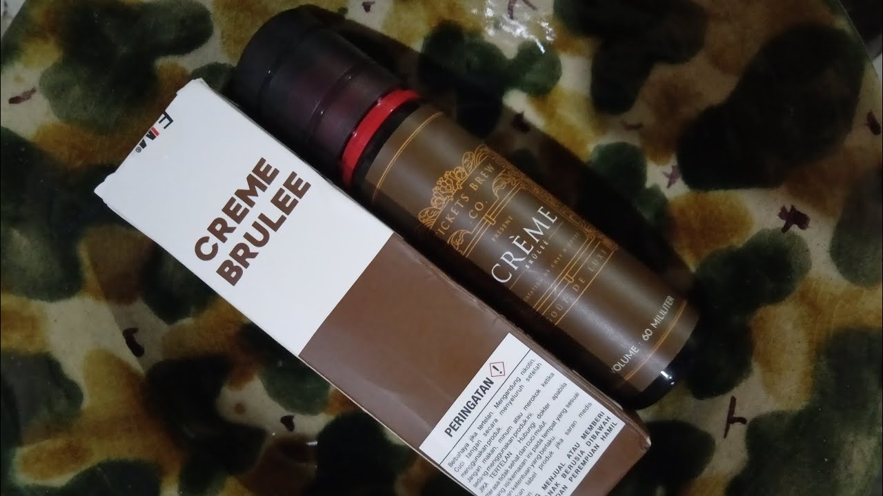 Creme Brulee creamy by Tickets brew.co liquid Malaysia review (EJM)