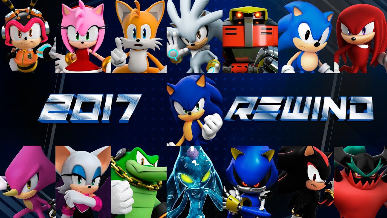 2017 RECAP CHARACTERS - Sonic Forces Speed Battle
