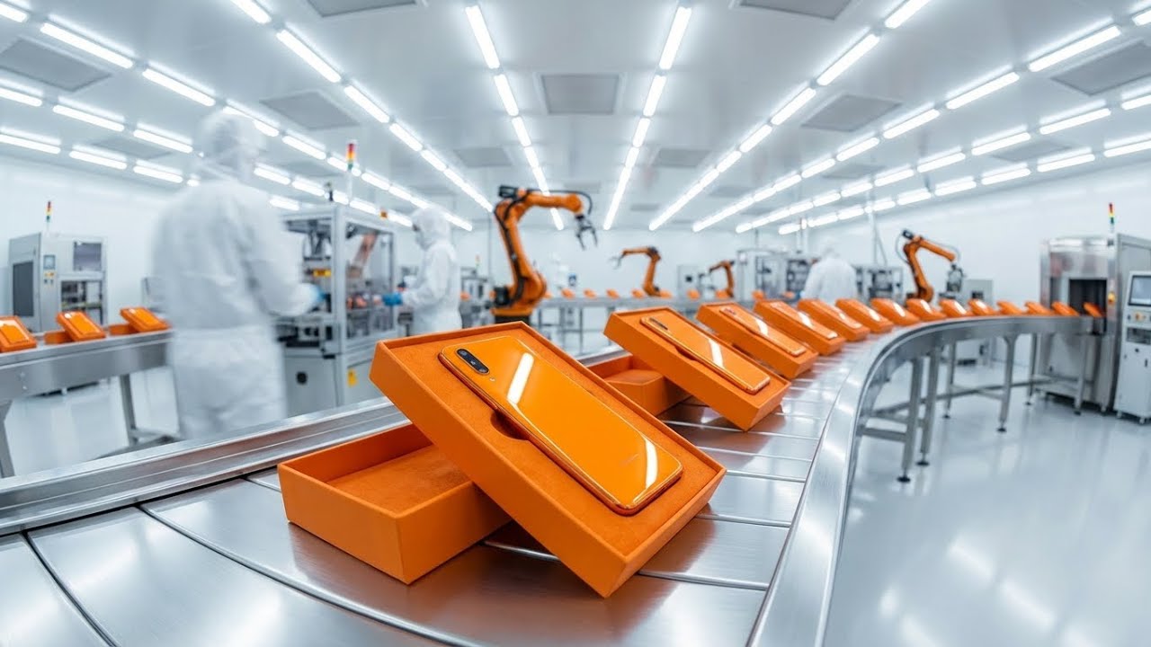 Smartphone Assembly Line Process: From Parts to Flagship (4K Documentary)