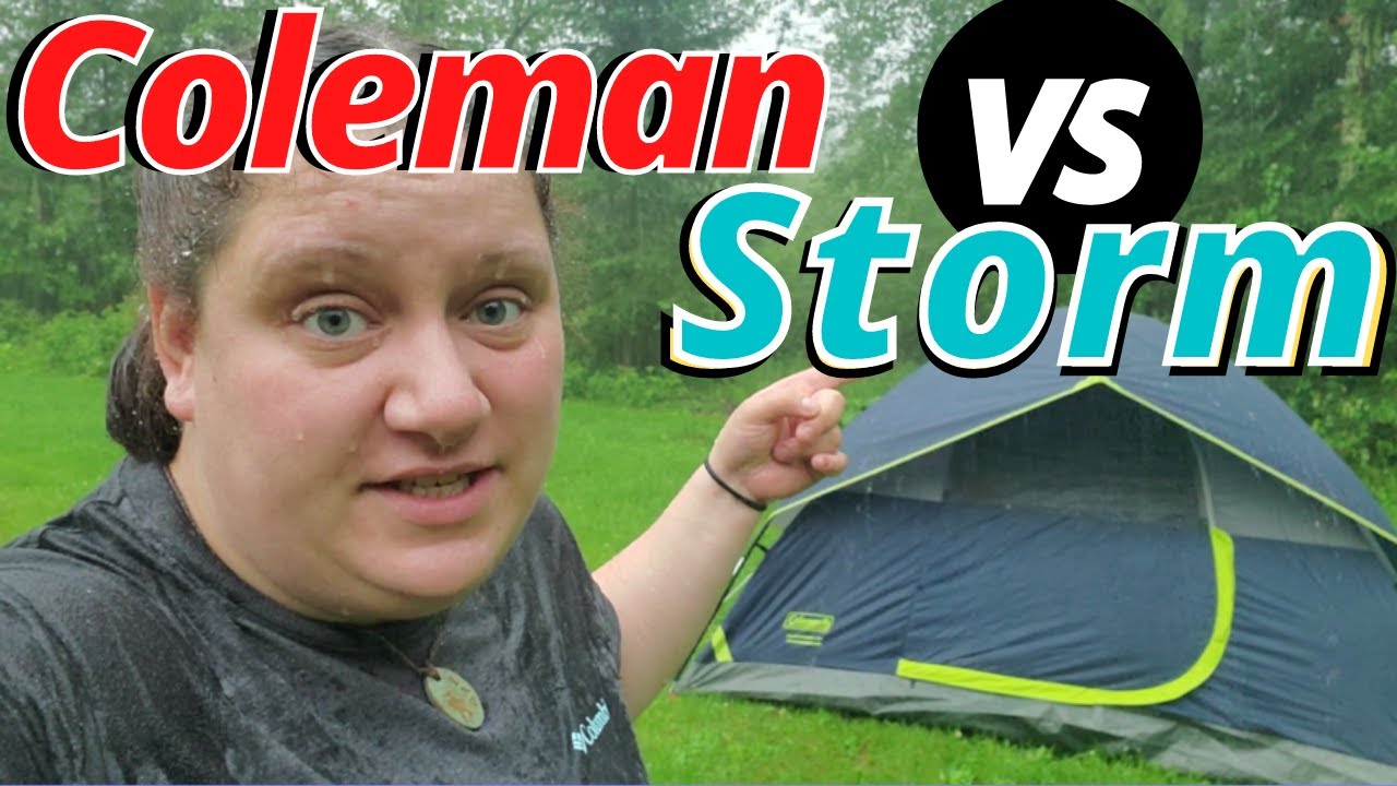 Will These Coleman Tents Leak? Rain Test Coleman Tents