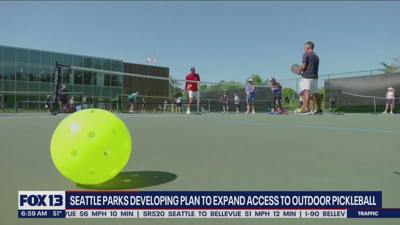 Seattle Parks developing plan to expand access to outdoor pickleball | FOX 13 Seattle