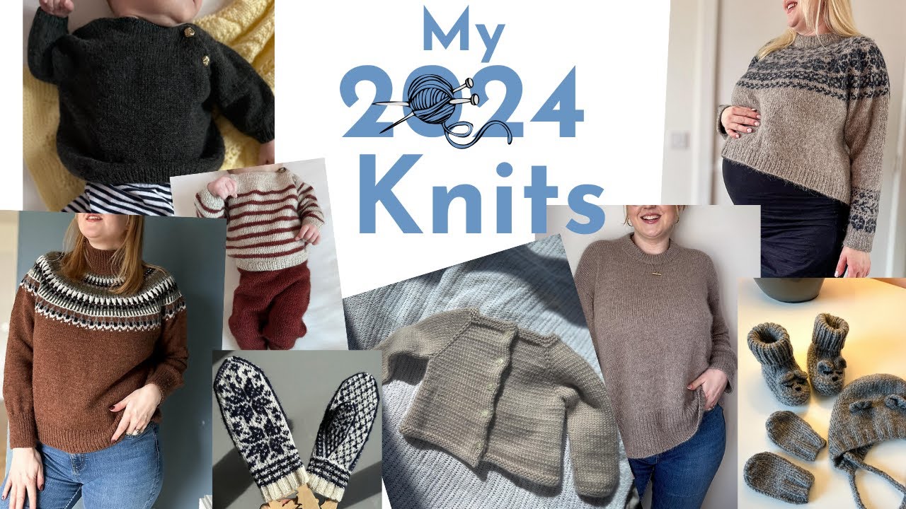 Несколько вещей, которые я связала в 2024 году 🧶