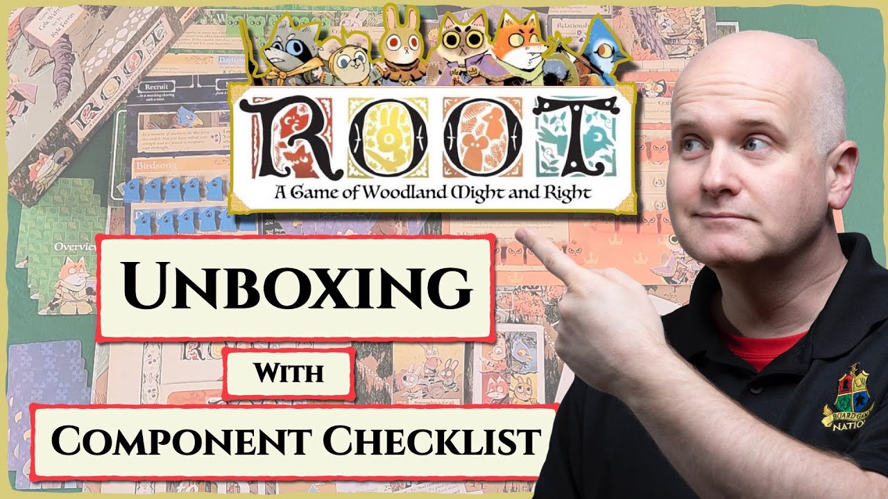 Root Board Game Unboxing  & Component Checklist - 2021