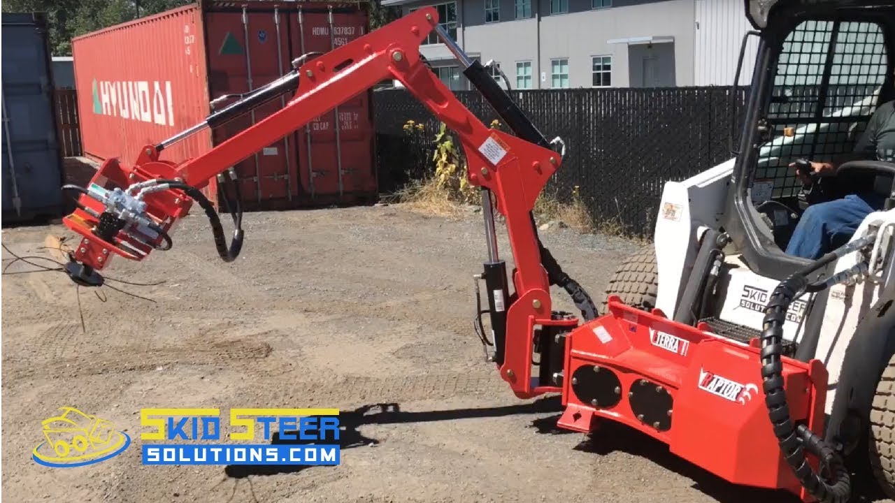 Eterra Raptor Boom Mounted Hydraulic String Trimmer - Product Overview