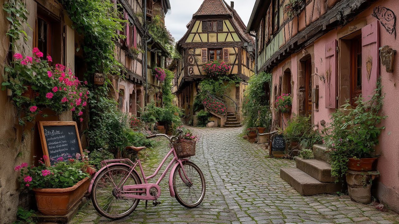 The Most Beautiful Village in France – Peaceful Streets & Timeless Charm (4K)