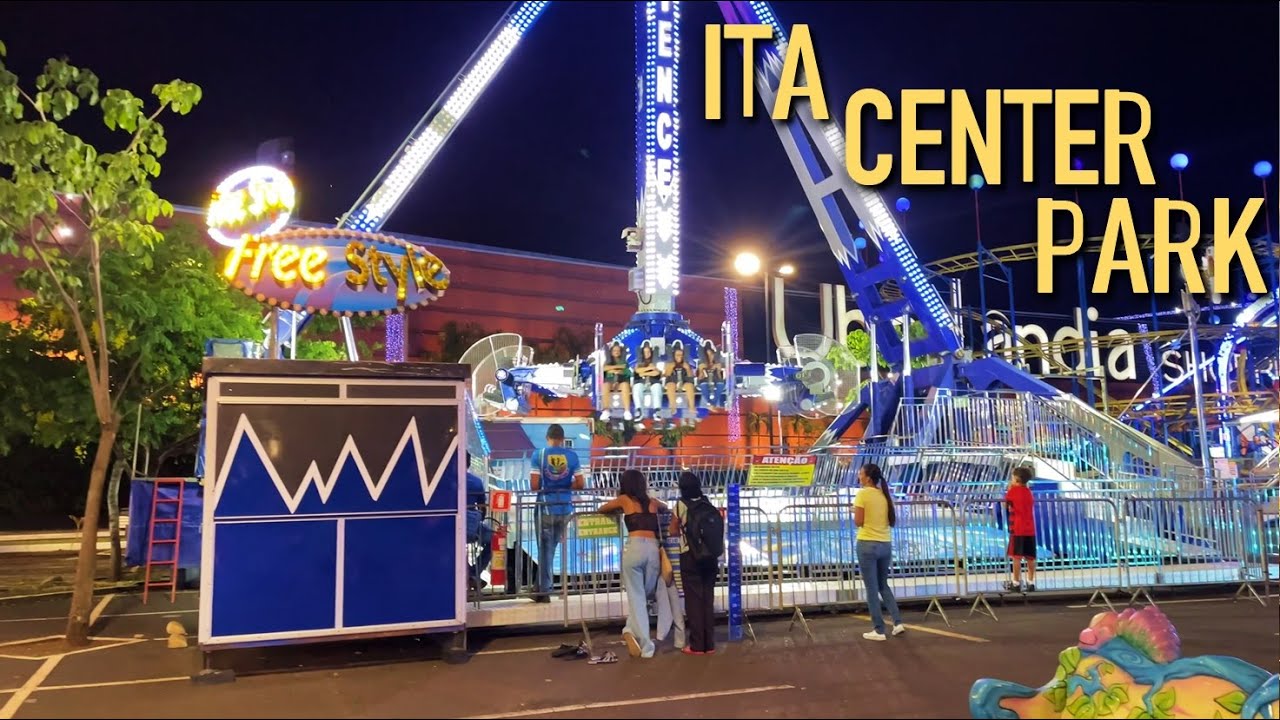 ITA CENTER PARK EM 4K - Conheça este PARQUE DE DIVERSÕES ITINERANTE com ATRAÇÕES RADICAIS