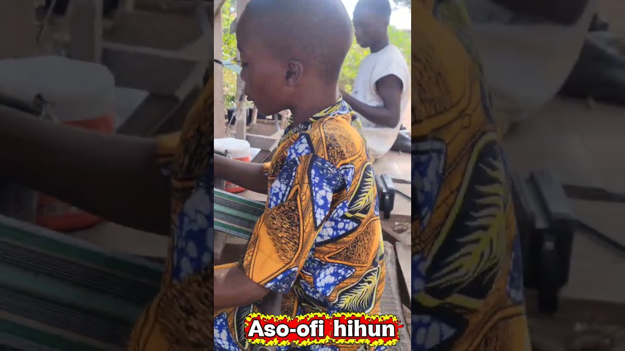 The production of Aso-Oke in ilorin 