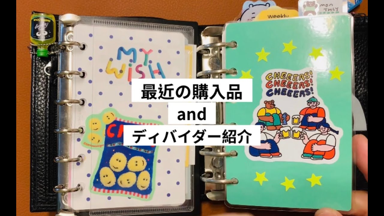 購入品紹介⭐️new手帳の使い方⭐️ディバイダー紹介