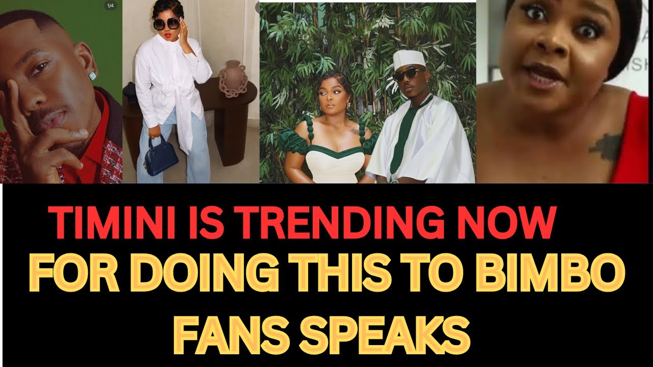Timini Egbuson TRENDING ONLINE AFTER DOING THIS TO Bimbo Ademoye 😳🔥 FANS SPEAK UP!#celebritynews 