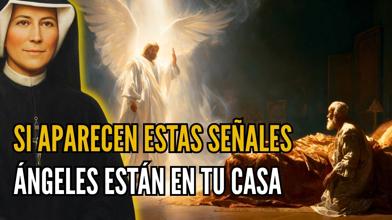 Santa Faustina revela: Si notas estas señales, los ángeles están en tu casa ahora mismo