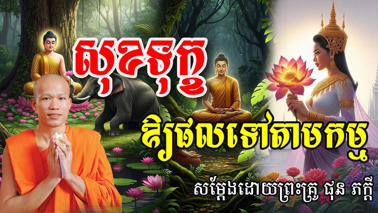 រឿង សុខ ទុក្ខ ឱ្យផលទៅតាមកម្ម សម្ដែងដោយព្រះគ្រូ ផុន  ភក្ដី Phun Pheakdey