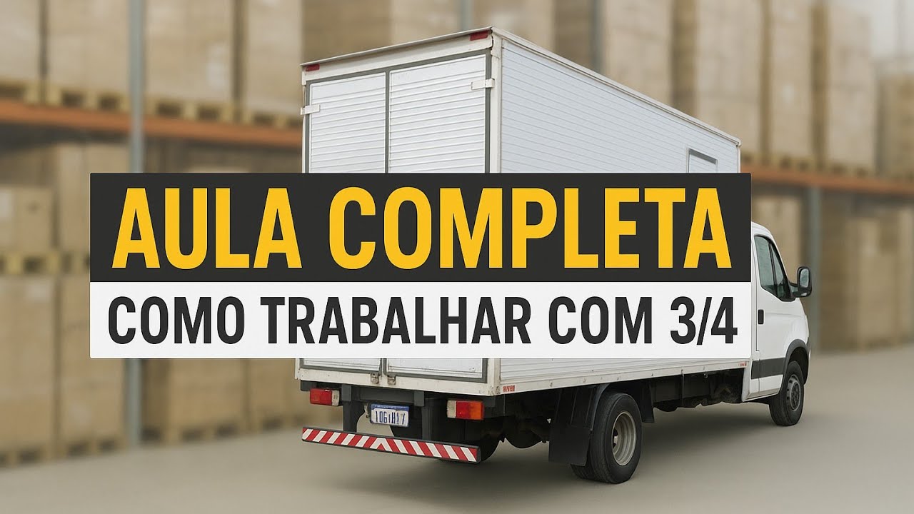 Aprenda a trabalhar com caminhão 3/4: dicas de frete, carga e rotina na estrada #gordextransportes 