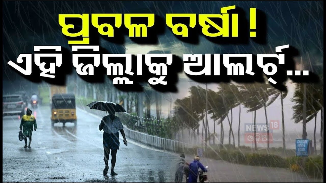 ପ୍ରବଳ ବର୍ଷା ! ଏହି ଜିଲ୍ଲାକୁ ଆଲର୍ଟ୍‌...| Odisha Weather Update | Rain from Today | Odisha Rain News