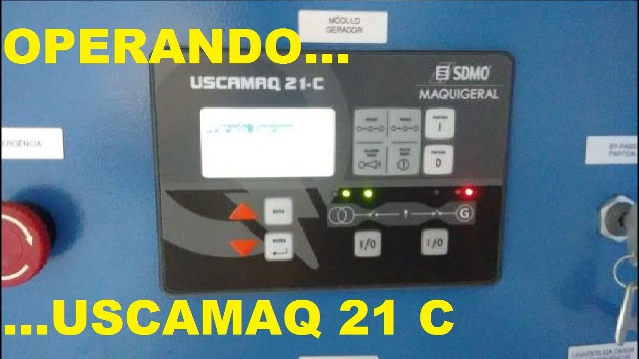 USCAMAQ 21 C OPERAÇÃO MANUAL