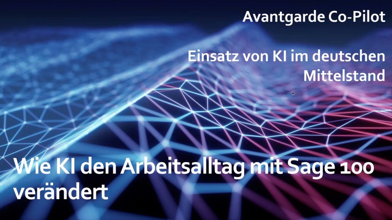 Avantgarde Co-Pilot – #11: KI‑gestützte Auskünfte & Anomalieerkennung in der Sage 100 Produktion