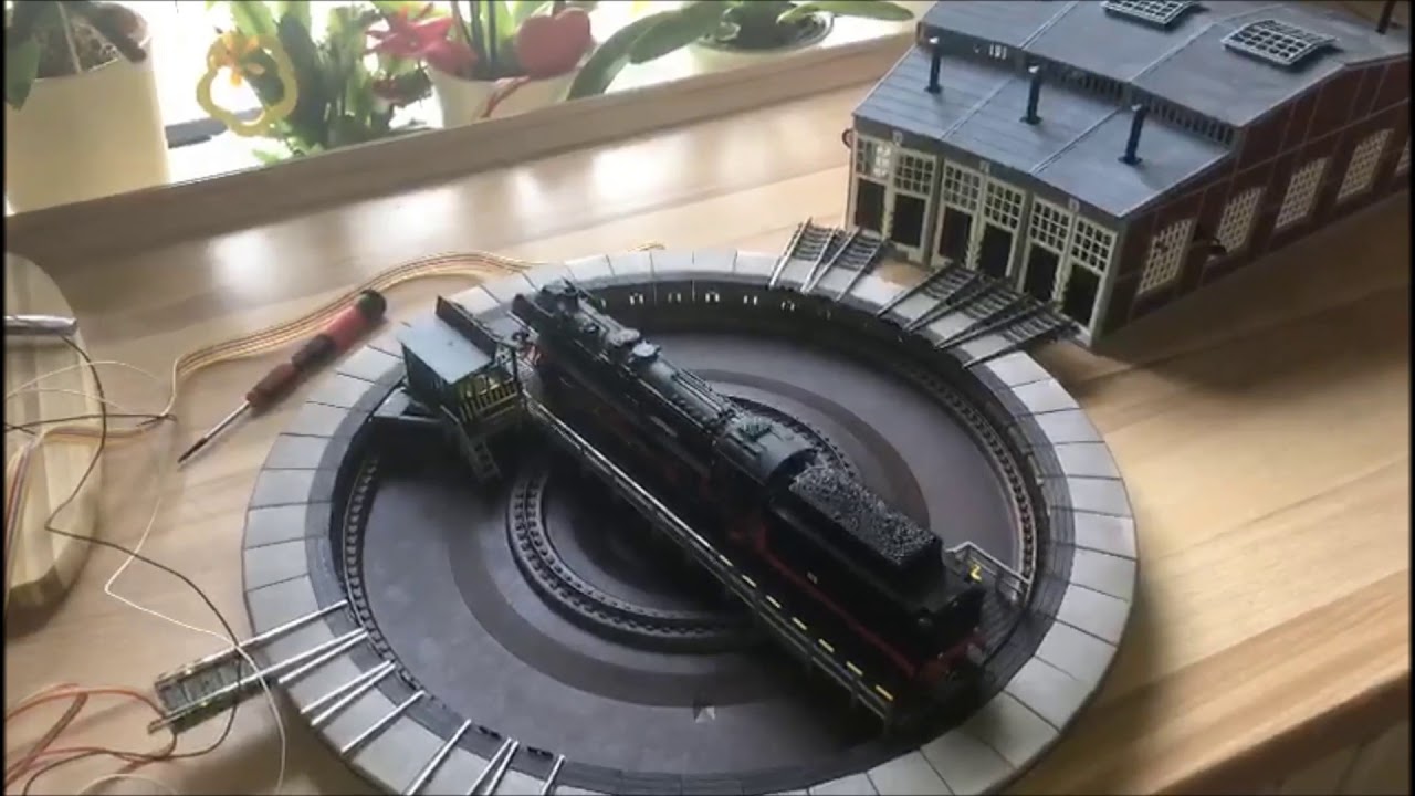 [HD] [H0] Fleischmann Drehscheibe 6152 C Testen mit Verkablung