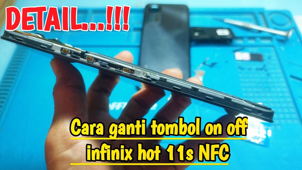 Cara ganti tombol on off infinix hot 11s nfc