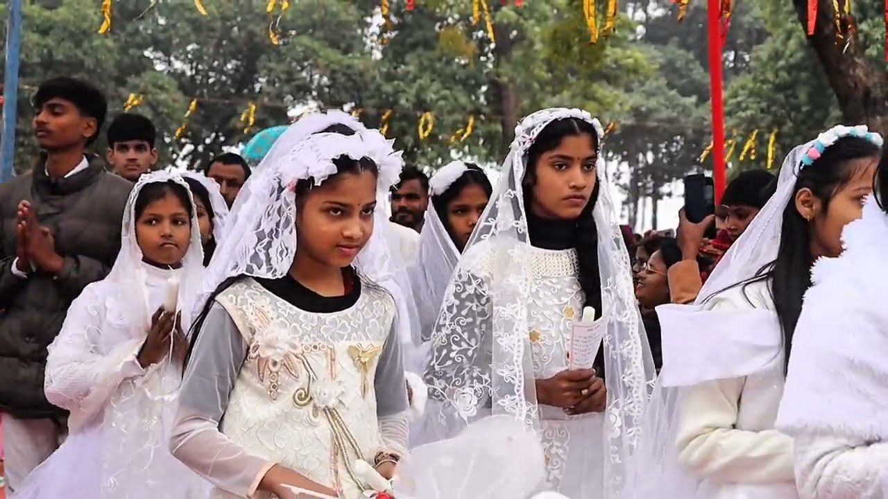 जुबिली समापन समारोह 2025//प्रथम परम प्रसाद//Holy Communion//St.Mary's Cathedral Church,BUXAR
