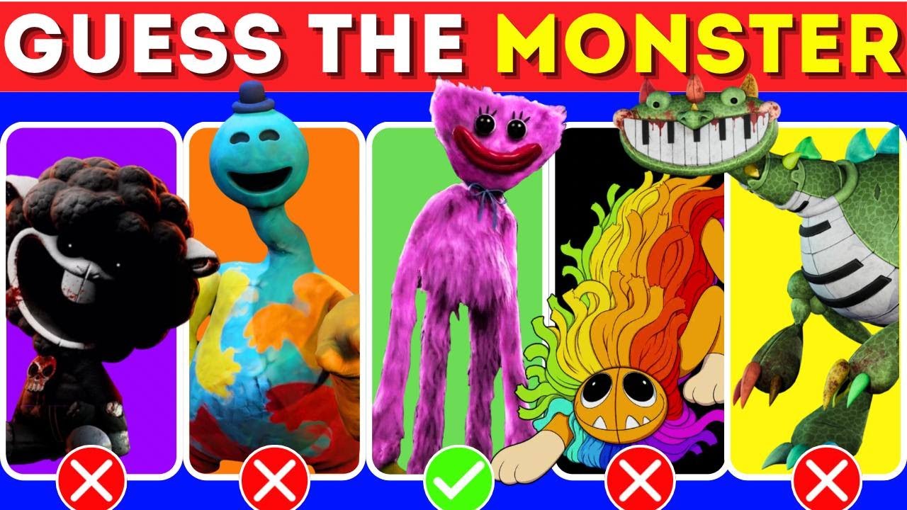 Guess The Poppy Playtime Chapter 4 Monsters By EMOJI | Doey The Doughman, The Doey, Pianosaurus 🦖 🎹