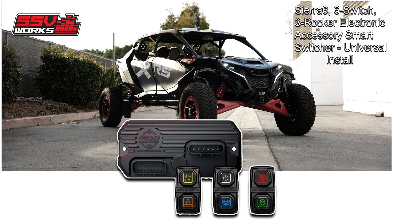 Sierra6, 6-Switch, 3-Rocker Electronic Accessory Smart Switcher Install