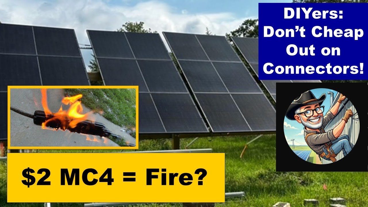 Avoid mistakes with cheap MC4 Connectors in DiY solar systems